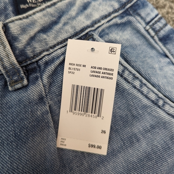 Buffalo Indigo Addisson High-Rise Wide-Leg Jeans - Picture 9 of 10